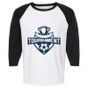 Raglan Three-Quarter Sleeve Baseball T-Shirt Vignette
