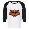 Raglan Three-Quarter Sleeve Baseball T-Shirt Vignette