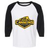 Raglan Three-Quarter Sleeve Baseball T-Shirt Vignette