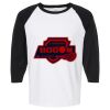 Raglan Three-Quarter Sleeve Baseball T-Shirt Vignette
