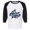 Raglan Three-Quarter Sleeve Baseball T-Shirt Vignette