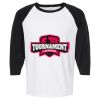 Raglan Three-Quarter Sleeve Baseball T-Shirt Vignette