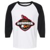 Raglan Three-Quarter Sleeve Baseball T-Shirt Vignette