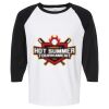 Raglan Three-Quarter Sleeve Baseball T-Shirt Vignette