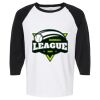 Raglan Three-Quarter Sleeve Baseball T-Shirt Vignette