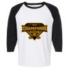 Raglan Three-Quarter Sleeve Baseball T-Shirt Vignette