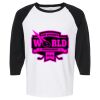 Raglan Three-Quarter Sleeve Baseball T-Shirt Vignette