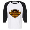 Raglan Three-Quarter Sleeve Baseball T-Shirt Vignette