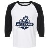 Raglan Three-Quarter Sleeve Baseball T-Shirt Vignette