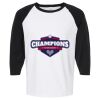 Raglan Three-Quarter Sleeve Baseball T-Shirt Vignette