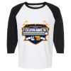 Raglan Three-Quarter Sleeve Baseball T-Shirt Vignette