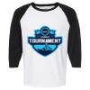 Raglan Three-Quarter Sleeve Baseball T-Shirt Vignette