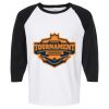 Raglan Three-Quarter Sleeve Baseball T-Shirt Vignette