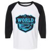 Raglan Three-Quarter Sleeve Baseball T-Shirt Vignette