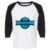 Raglan Three-Quarter Sleeve Baseball T-Shirt Vignette
