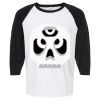 Raglan Three-Quarter Sleeve Baseball T-Shirt Vignette