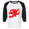 Raglan Three-Quarter Sleeve Baseball T-Shirt Vignette