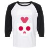 Raglan Three-Quarter Sleeve Baseball T-Shirt Vignette