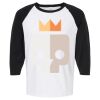 Raglan Three-Quarter Sleeve Baseball T-Shirt Vignette