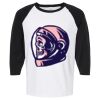 Raglan Three-Quarter Sleeve Baseball T-Shirt Vignette