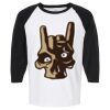 Raglan Three-Quarter Sleeve Baseball T-Shirt Vignette