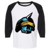 Raglan Three-Quarter Sleeve Baseball T-Shirt Vignette