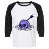 Raglan Three-Quarter Sleeve Baseball T-Shirt Vignette