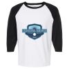 Raglan Three-Quarter Sleeve Baseball T-Shirt Vignette