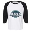 Raglan Three-Quarter Sleeve Baseball T-Shirt Vignette