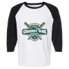 Raglan Three-Quarter Sleeve Baseball T-Shirt Vignette