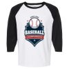 Raglan Three-Quarter Sleeve Baseball T-Shirt Vignette