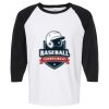 Raglan Three-Quarter Sleeve Baseball T-Shirt Vignette