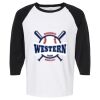 Raglan Three-Quarter Sleeve Baseball T-Shirt Vignette