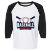 Raglan Three-Quarter Sleeve Baseball T-Shirt Vignette