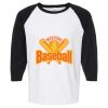 Raglan Three-Quarter Sleeve Baseball T-Shirt Vignette