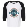 Raglan Three-Quarter Sleeve Baseball T-Shirt Vignette