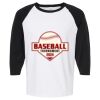 Raglan Three-Quarter Sleeve Baseball T-Shirt Vignette