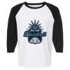 Raglan Three-Quarter Sleeve Baseball T-Shirt Vignette