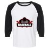 Raglan Three-Quarter Sleeve Baseball T-Shirt Vignette