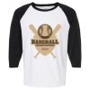 Raglan Three-Quarter Sleeve Baseball T-Shirt Vignette
