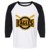Raglan Three-Quarter Sleeve Baseball T-Shirt Vignette