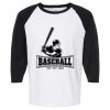 Raglan Three-Quarter Sleeve Baseball T-Shirt Vignette