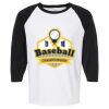 Raglan Three-Quarter Sleeve Baseball T-Shirt Vignette