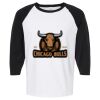 Raglan Three-Quarter Sleeve Baseball T-Shirt Vignette