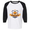 Raglan Three-Quarter Sleeve Baseball T-Shirt Vignette