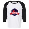 Raglan Three-Quarter Sleeve Baseball T-Shirt Vignette
