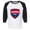 Raglan Three-Quarter Sleeve Baseball T-Shirt Vignette
