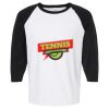 Raglan Three-Quarter Sleeve Baseball T-Shirt Vignette