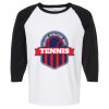 Raglan Three-Quarter Sleeve Baseball T-Shirt Vignette