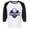 Raglan Three-Quarter Sleeve Baseball T-Shirt Vignette